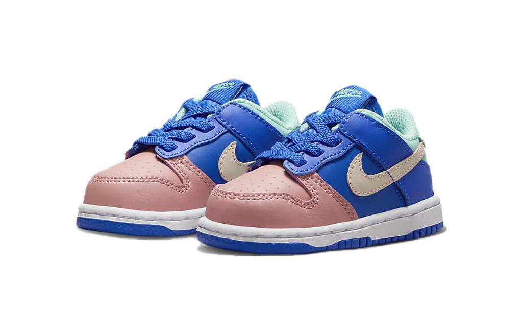 Детские кроссовки Nike Dunk (сине-розовые) — фото 5