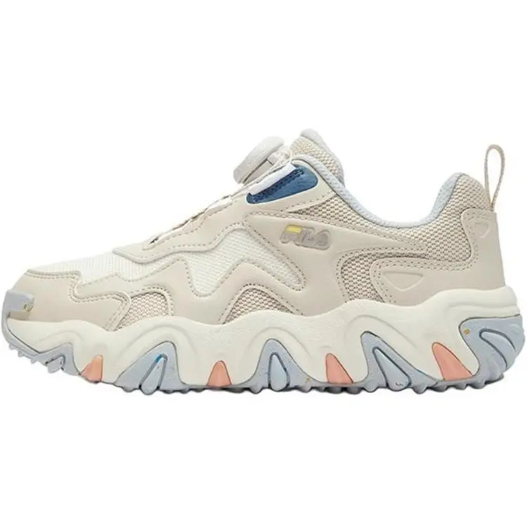 FILA KIDS BOA Slip Resistant Abrasion Resistant Low top Kids' Training Shoes White Kids'