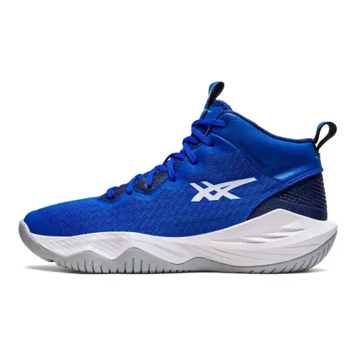 Asics, comfortable basketball blue basketball uniform, for teenagers
