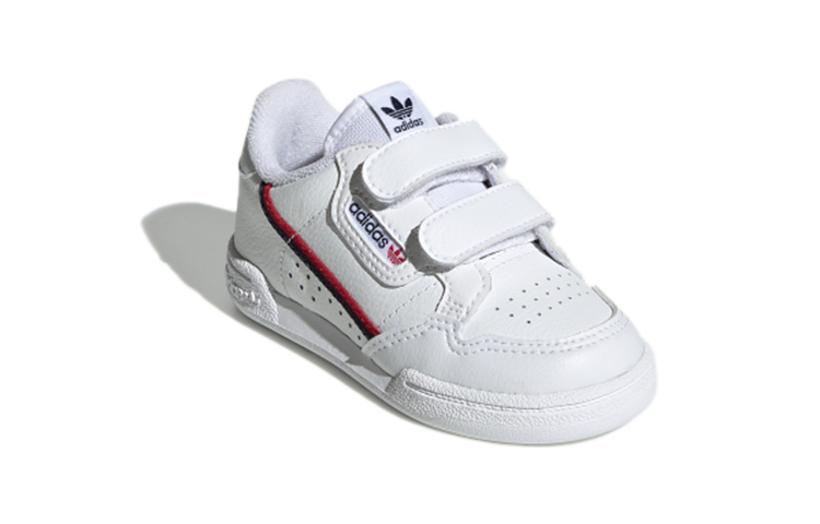 Детские кеды adidas originals Continental 80 (белый / красный) — фото 4