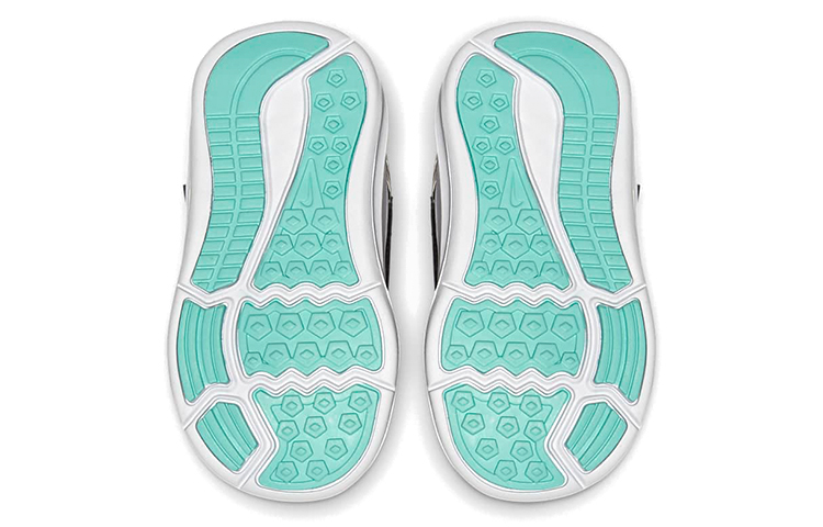Детские кроссовки Nike Downshifter 9 Rebel (черно-зеленые) — Чёрный / зелёный — фото 4