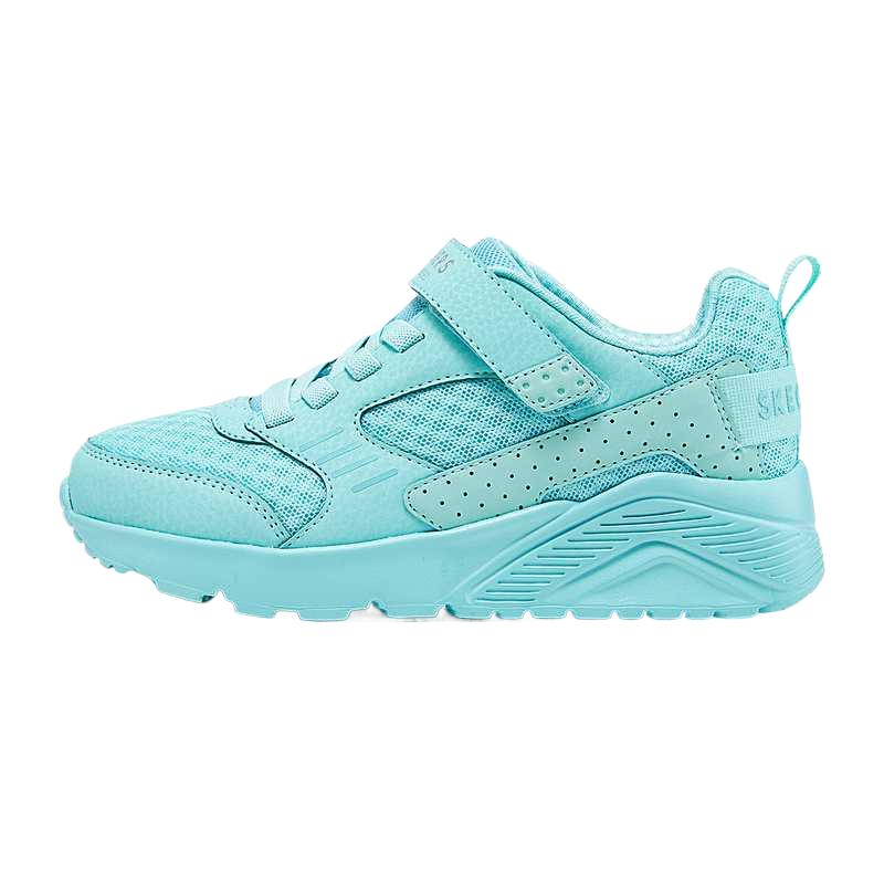 Детские кеды Skechers Casual (зелено-голубые)