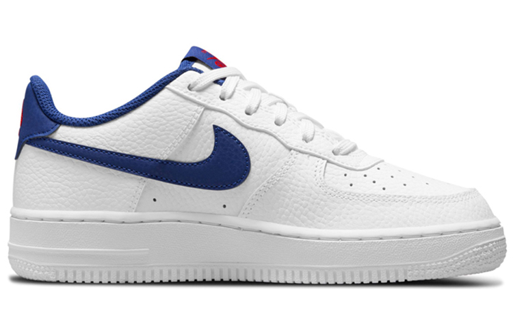 Кроссовки NikeAir Force 1 GS (сине-белые) — фото 9