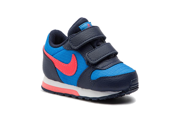 Детские кроссовки Nike MD Runner 2 (черно-сине-красный) — Чёрный / синий / красный — фото 3