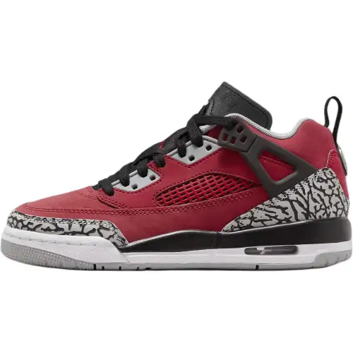 Jordan Spizike Low top Basketball Shoes Red Gray Unisex