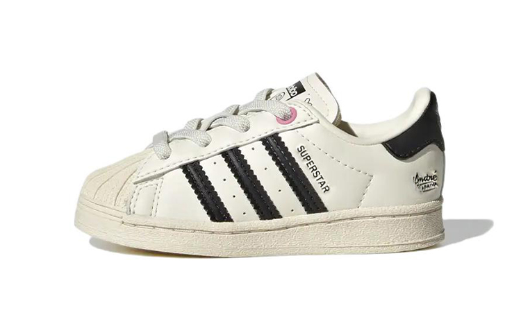 Детские кеды adidas originals SUPERSTAR El I (бежевые)