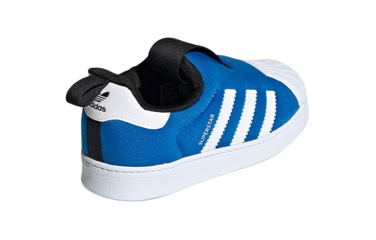 Детские кроссовки adidas originals SUPERSTAR 360 (сине-белые) — Синий / белый — фото 5