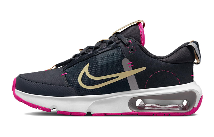 Кроссовки Nike NikeAir Max INTRLK GS (черно-фиолетово-красные)