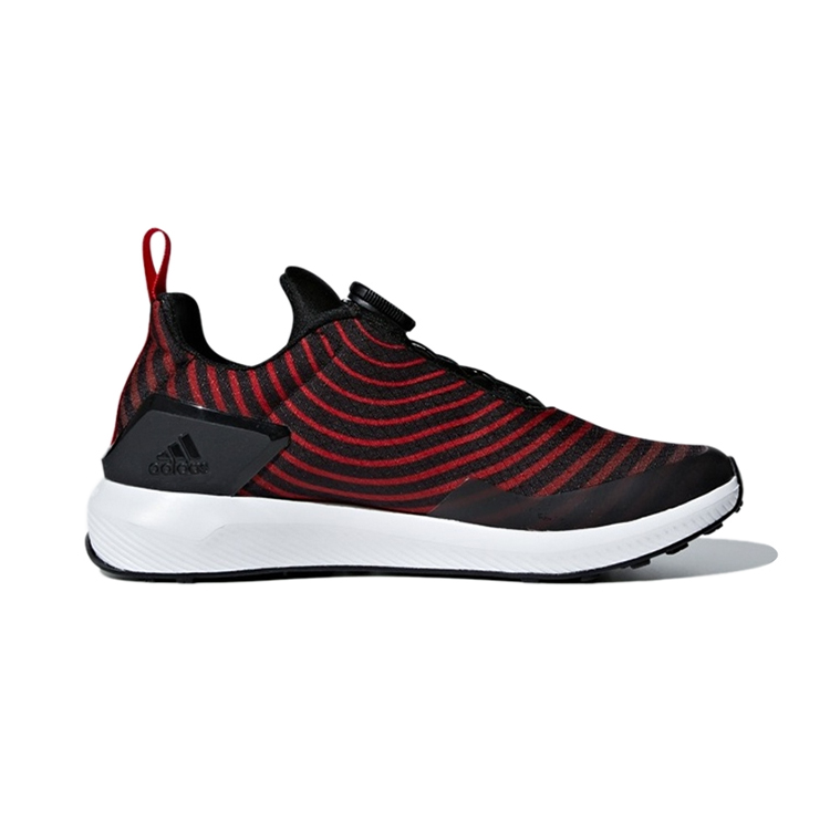 Детские кроссовки adidas run Uncaged Boa (красно-черный) — фото 3