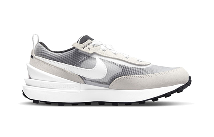 Детские кроссовки Nike Waffle One (серыйбелый / черный) — Серыйбелый / чёрный — фото 4