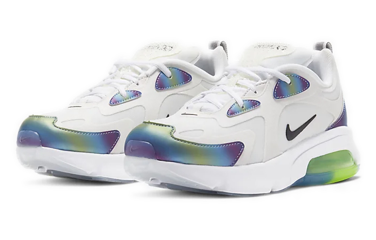 Кроссовки Nike Air Max 200 GS (белые) — Белый — фото 3
