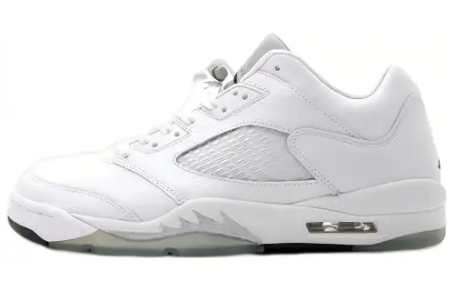 Jordan 5 Retro Low Metallic White Women's