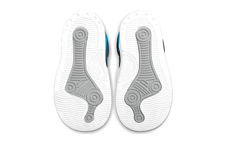 Кроссовки Nike Squash Type (серые с черным и синим) — Серый / чёрный / синий — фото 4