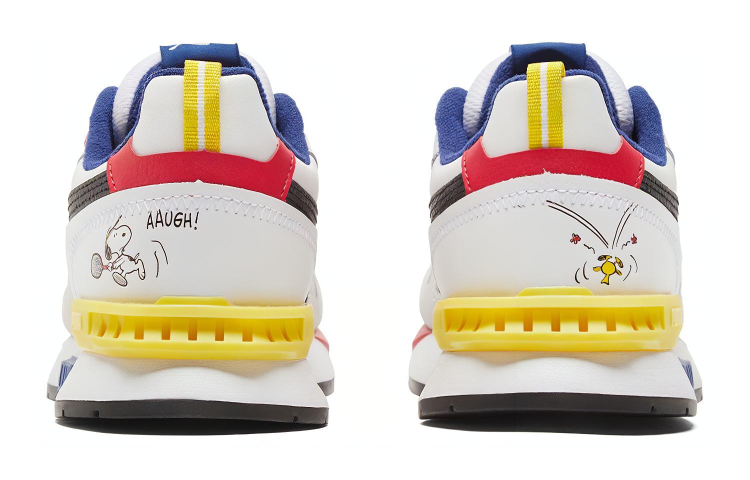 Детские кроссовки PUMA Peanuts Mirage Mox Jr (бело-синие) — фото 7