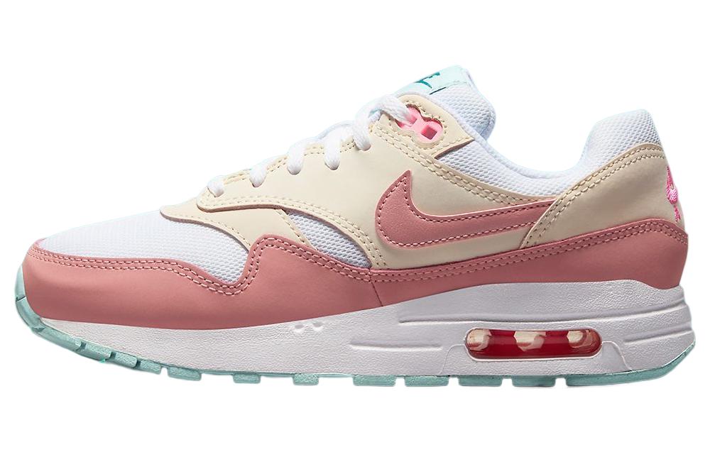 Кроссовки Nike Air Max 1 (бежево-розовые)