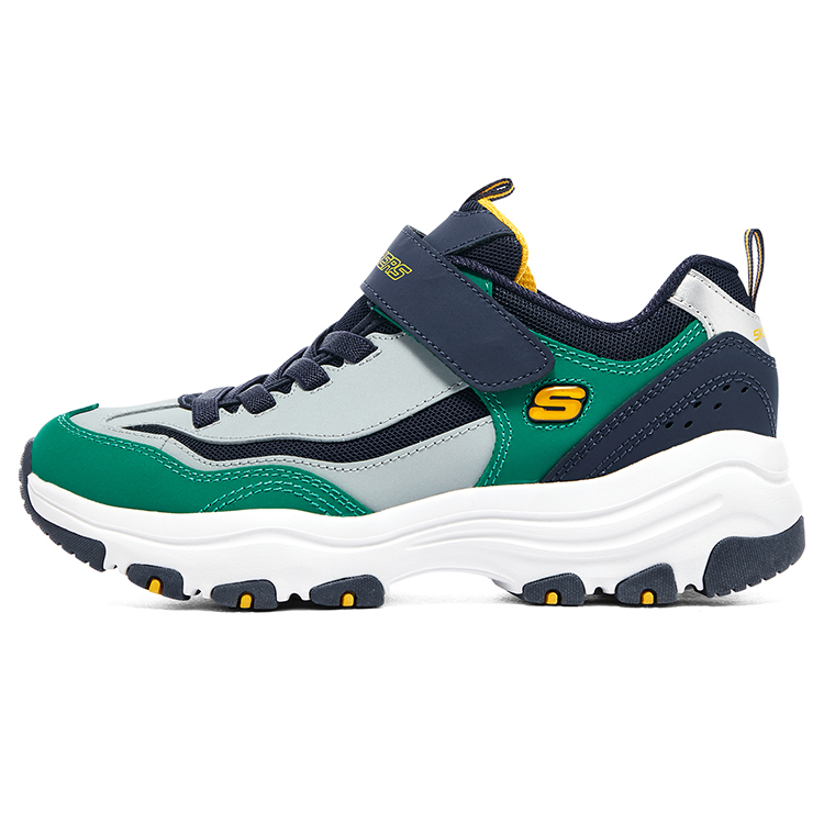Детские кроссовки Skechers I-Conik PU (синий, зеленый)
