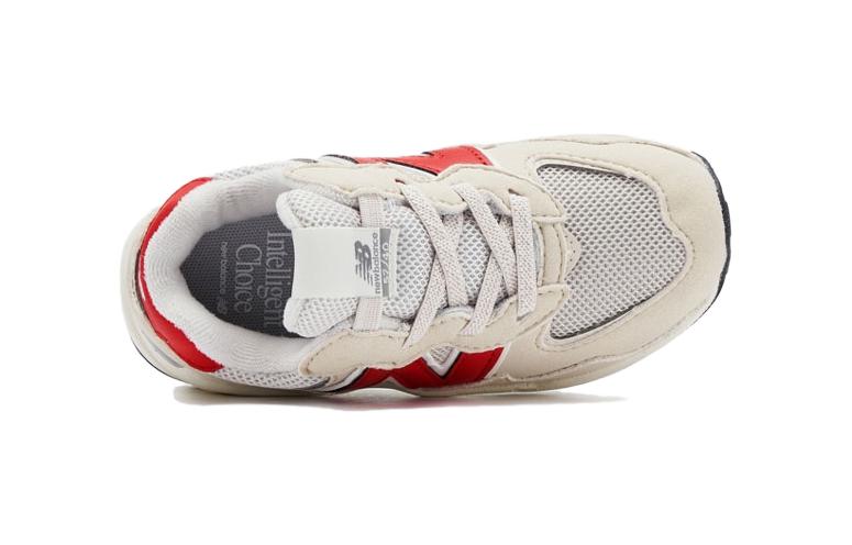детские кроссовки New Balance New Balance (бежево-красный) — фото 4