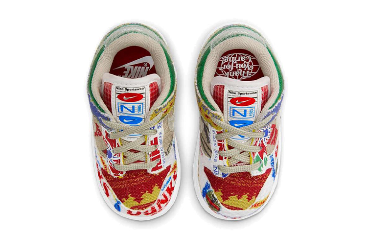 Кеды Nike NikeDunk SP "City Market" (белый/разноцветный) — фото 6