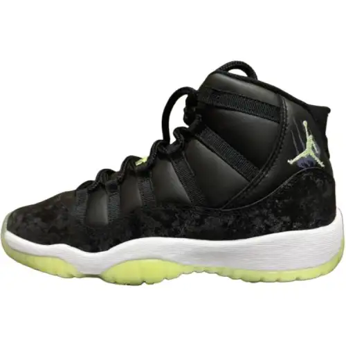 Jordan Air Jordan 11 High top Basketball Shoes Black Unisex