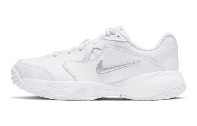 Nike Court Lite 2 Abrasion Resistant Low top Kids' Training Shoes White Unisex