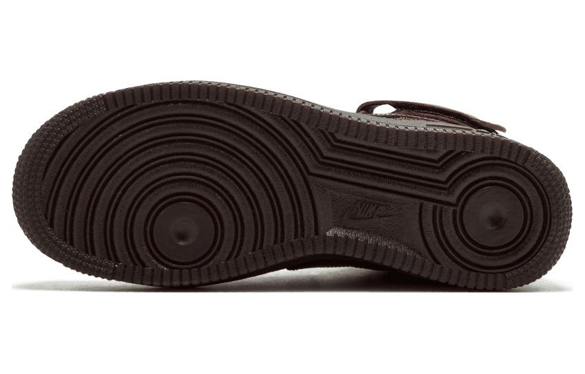 Высокие кеды Nike NikeAir Force 1 City Colleciton Shanghai GS (темно-коричневые) — 深勃艮第/深勃艮第 — фото 4