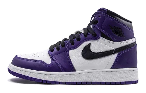 Jordan 1 Retro High Court Purple White GS