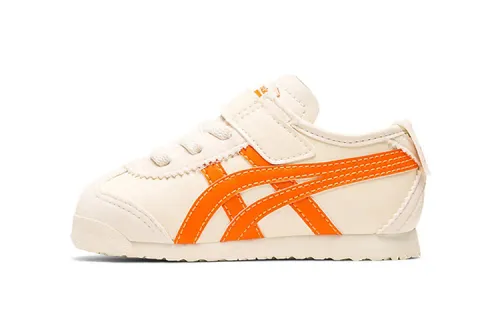 Onitsuka Tiger Onitsuka Tiger MEXICO 66 non-slip low-top sports and casual shoes orange and white infants and young children