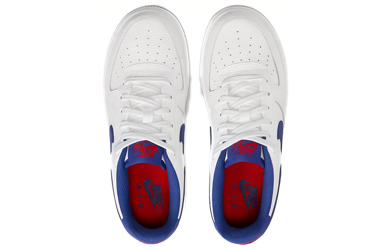 Кроссовки NikeAir Force 1 GS (сине-белые) — фото 11