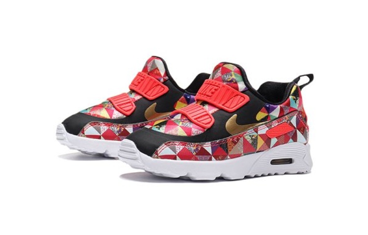 Детские кроссовки Nike Air Max Tiny 90 (красно-черный) — фото 4