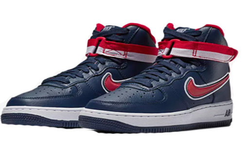 Кеды Nike NikeAir Force 1 GS (красныйсиний) — фото 4