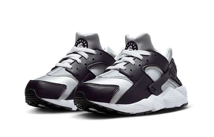 Детские кроссовки Nike Huarache Run Huarache Run (серо-черные) — фото 4