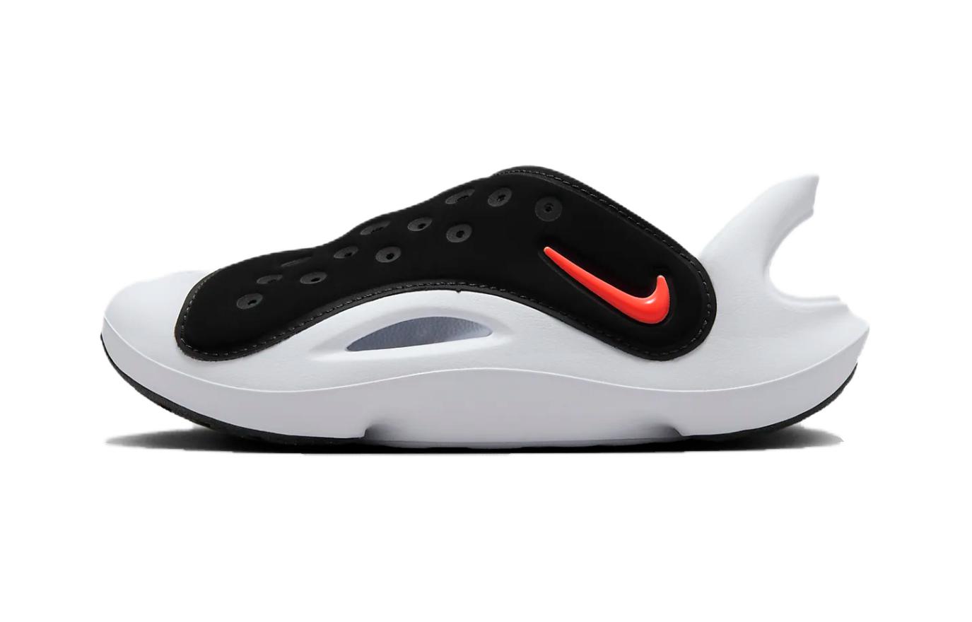 Сандалии Nike Nike Aqua Swoosh (бело-черные)