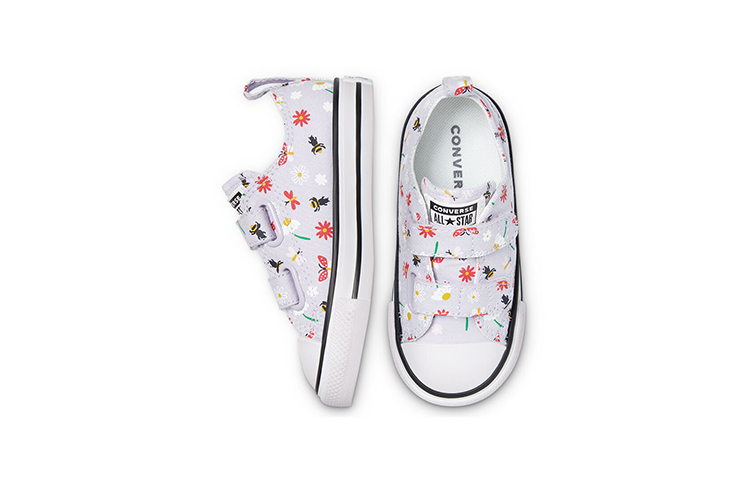 Кеды Converse Chuck Taylor All Star Low Top (бело-цветные) — фото 4