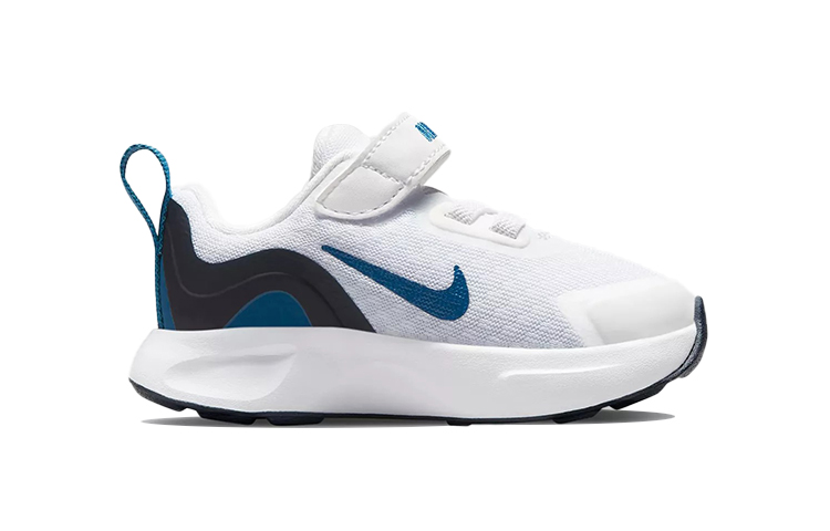 Детские кроссовки Nike Wearallday (бело-синий) — фото 3