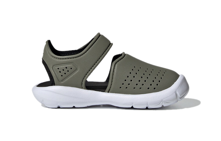 Детская обувь adidas Fortaswim (синяя) — фото 3