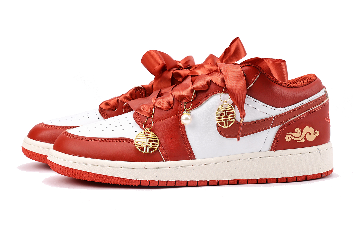 Jordan Air Jordan 1 Low top Vintage Basketball Shoes Women’s Red