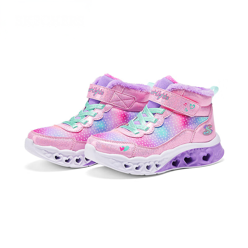 Детские ботинки Skechers Kids Girls (розовые) — фото 3