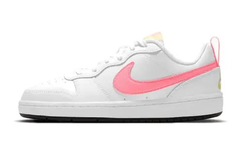 Nike Court Borough Low 2 White Light Citron GS