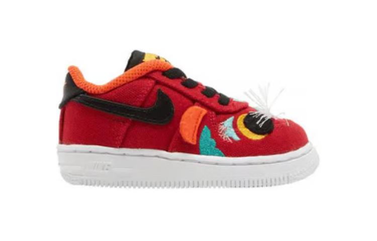Детские кроссовки Nike Air Force 1 LV8 (красные) — фото 4