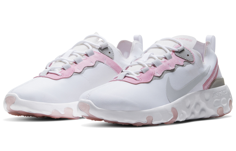 Кроссовки Nike Renew Element 55 GS (бело-розовые) — фото 4