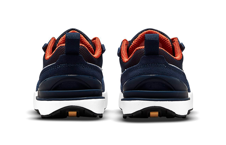 Детские кроссовки Nike Waffle One (сине-оранжевые) — фото 6