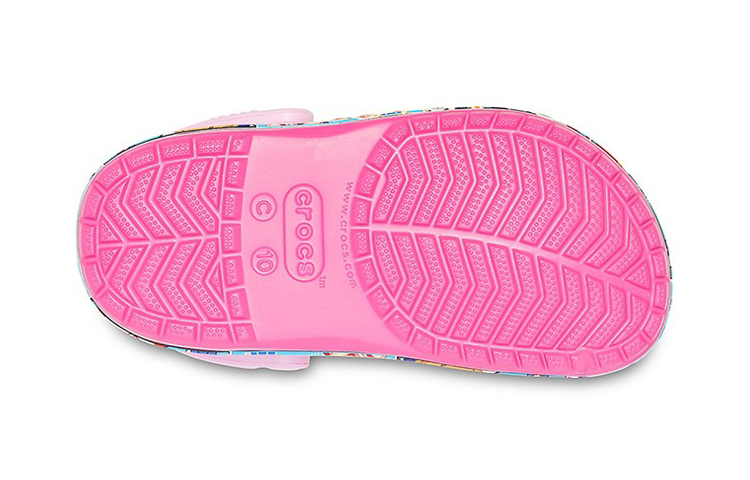 Детские сабо Crocs Classic Clog (розовые) — 桃红 — фото 6