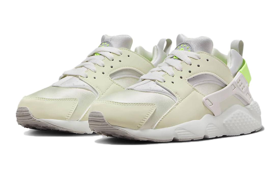 Детские кроссовки Nike Huarache Run (бело-зеленые) — Белыйзелёный — фото 5
