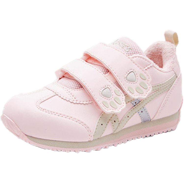 Asics suku2 COTLA comfortable and fashionable wear-resistant low-cut pre-step shoes/socks pink infants and young children