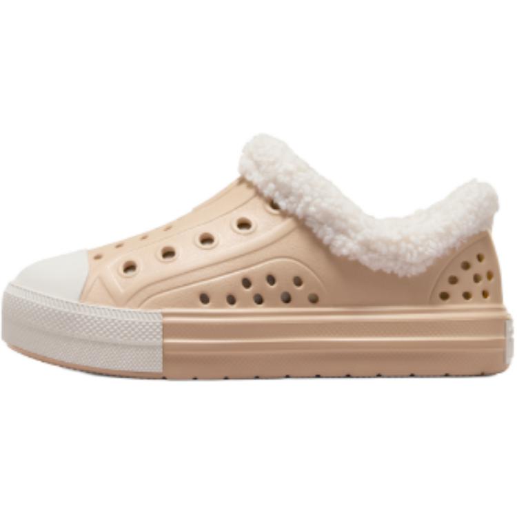 детские кеды Converse Chuck Taylor All Star Play Lite CX Sherpa (бежевые)