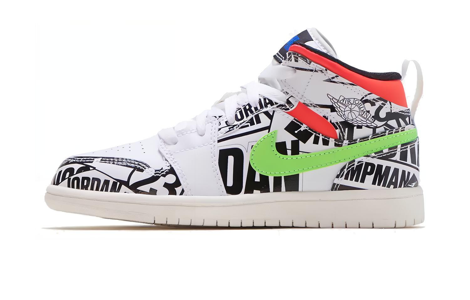 Детские кроссовки Jordan Air Jordan 1 (разноцветные)