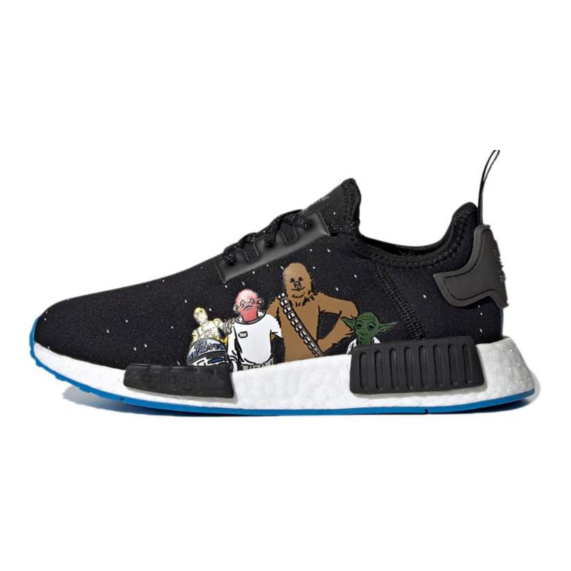 Кроссовки adidas originals NMD_R1 STAR WARS J (черные)