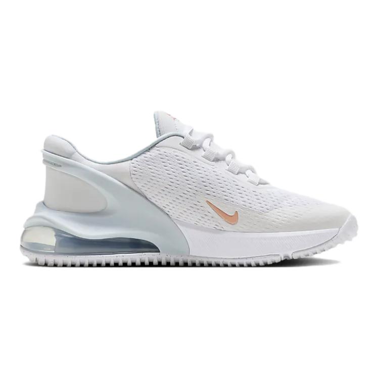 Кроссовки Nike Air Max 270 GO (белый / фиолетовыйсиний / белый / оранжевыйрозовый) — фото 2