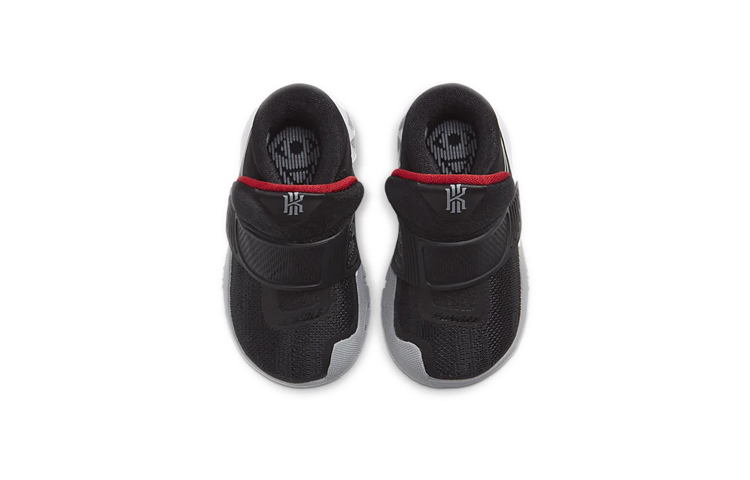 Детские кроссовки Nike Kyrie 6 (черно-красные) — фото 3