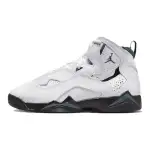 Jordan True Flight High top Basketball Shoes White/Black Unisex